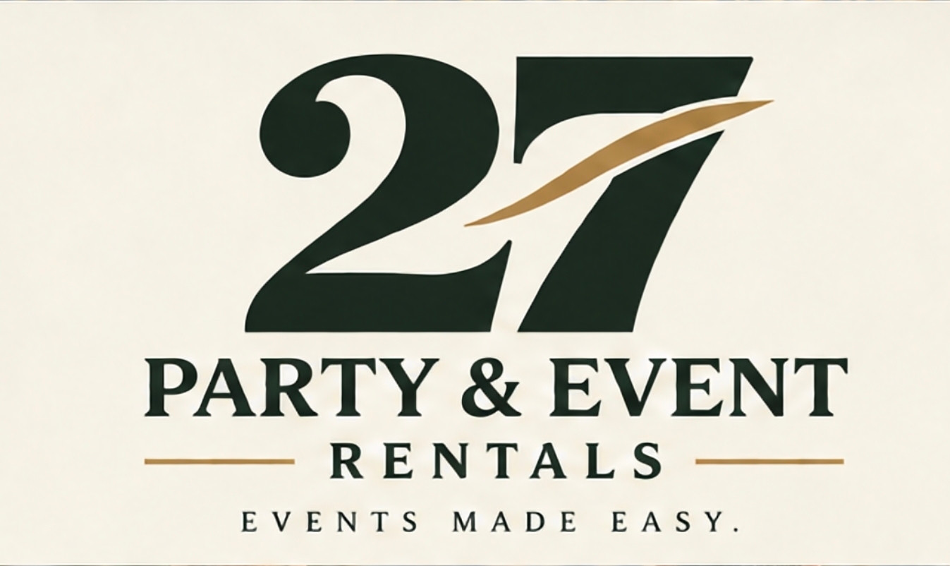 27 Party & Event Rentals. Events made easy.